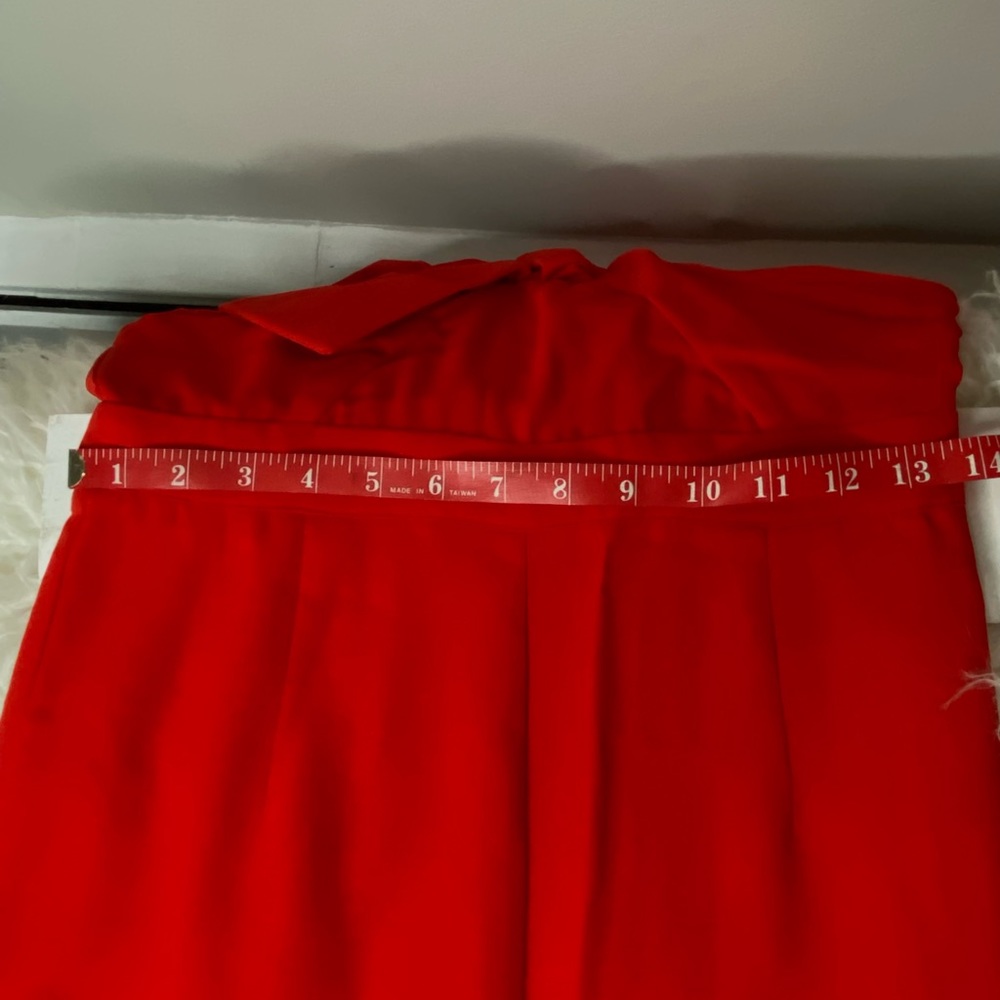 COPY ❤️ Red Bow Jumpsuit /Vici, Size Small, Holiday Cocktail 🍸 Party, NWT - Picture 4 of 16